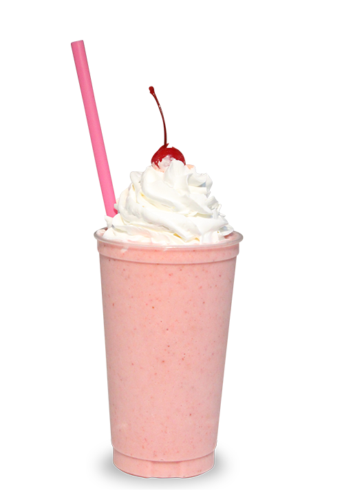 Pinkes kaltes Getränk